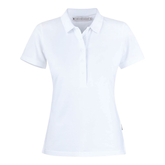 Promotional Womens Cotton Polos White